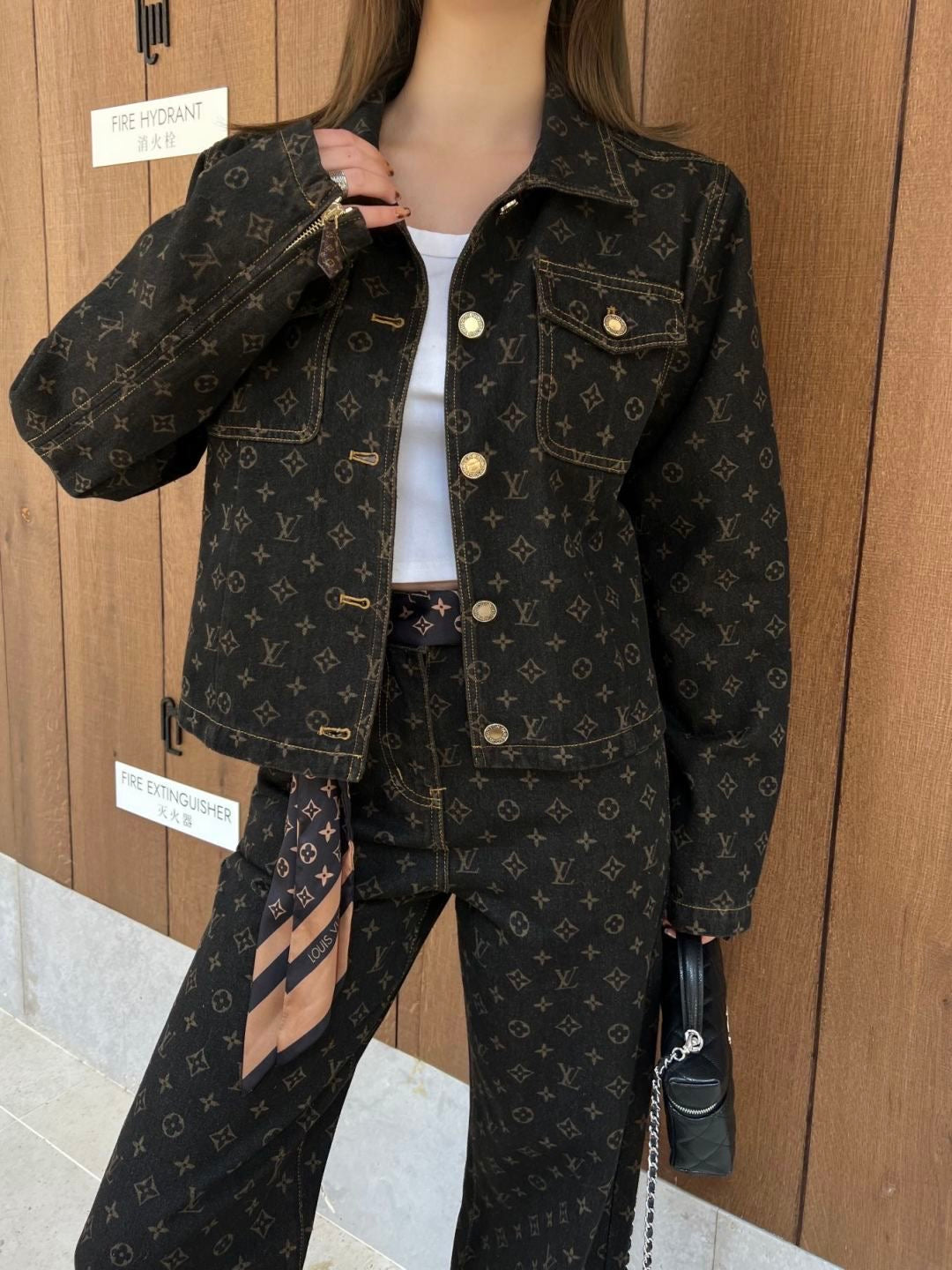 Coordinato in jeans L